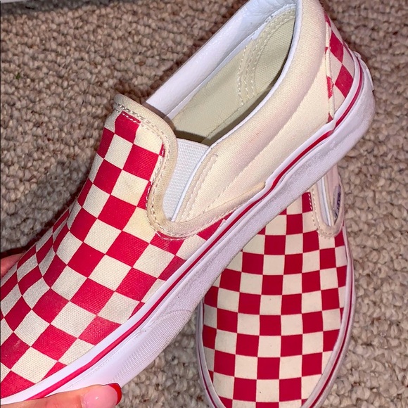 RED CHECKERED VANS - Picture 2 of 5